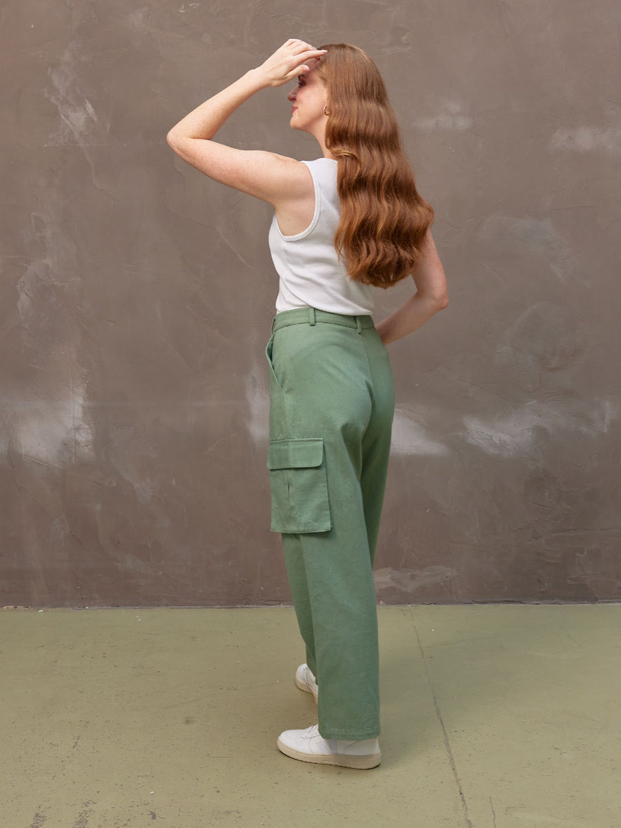 Angela - Cargo Trouser - Khaki - Sample