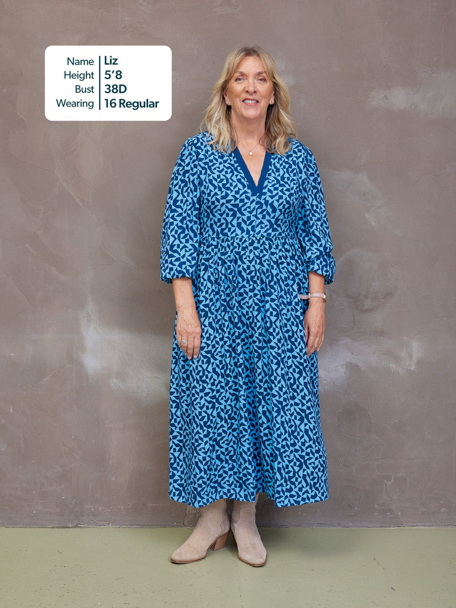 Barbara Geo Print Dress