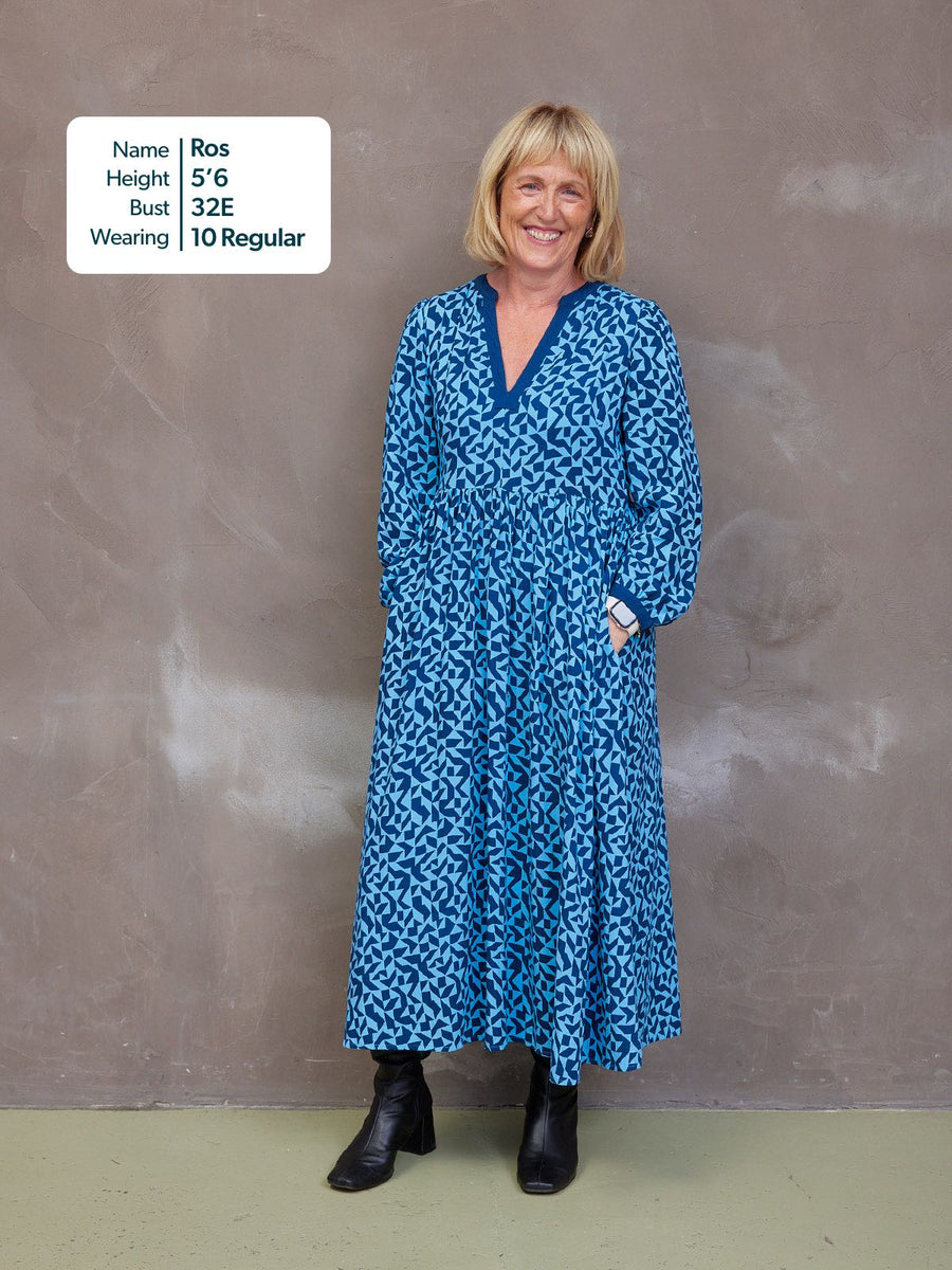 Barbara Geo Print Dress