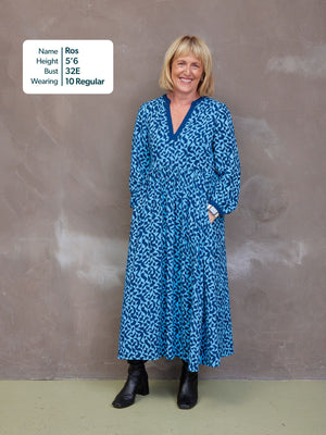 Barbara Geo Print Dress