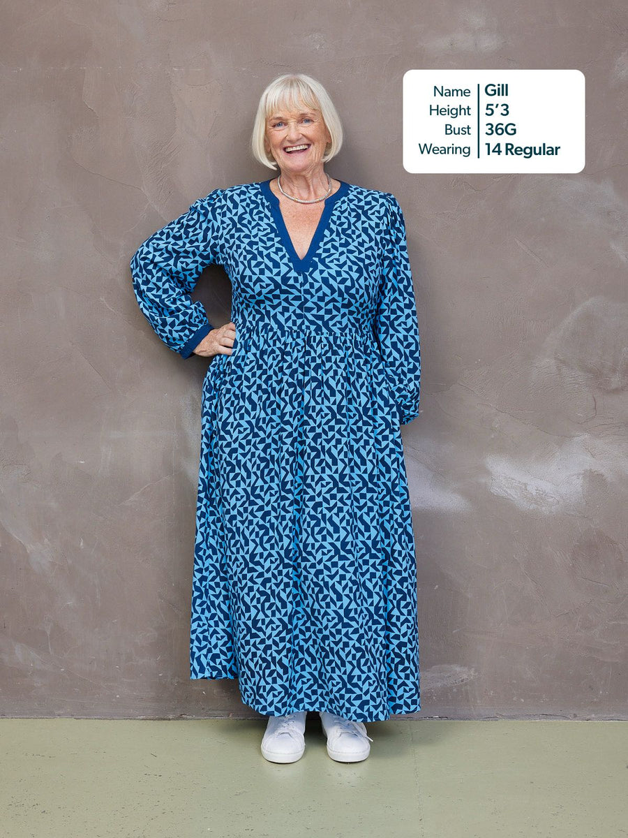 Barbara Geo Print Dress