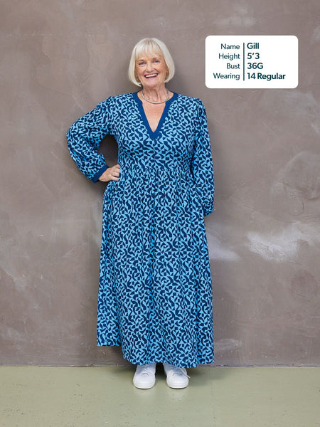 Barbara Geo Print Dress