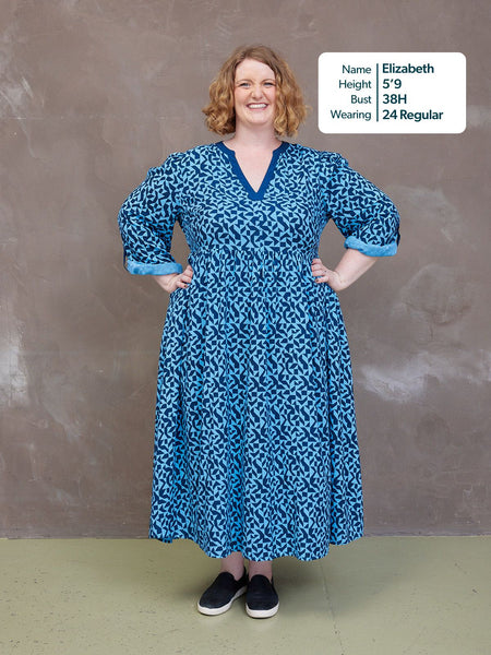 Barbara Geo Print Dress