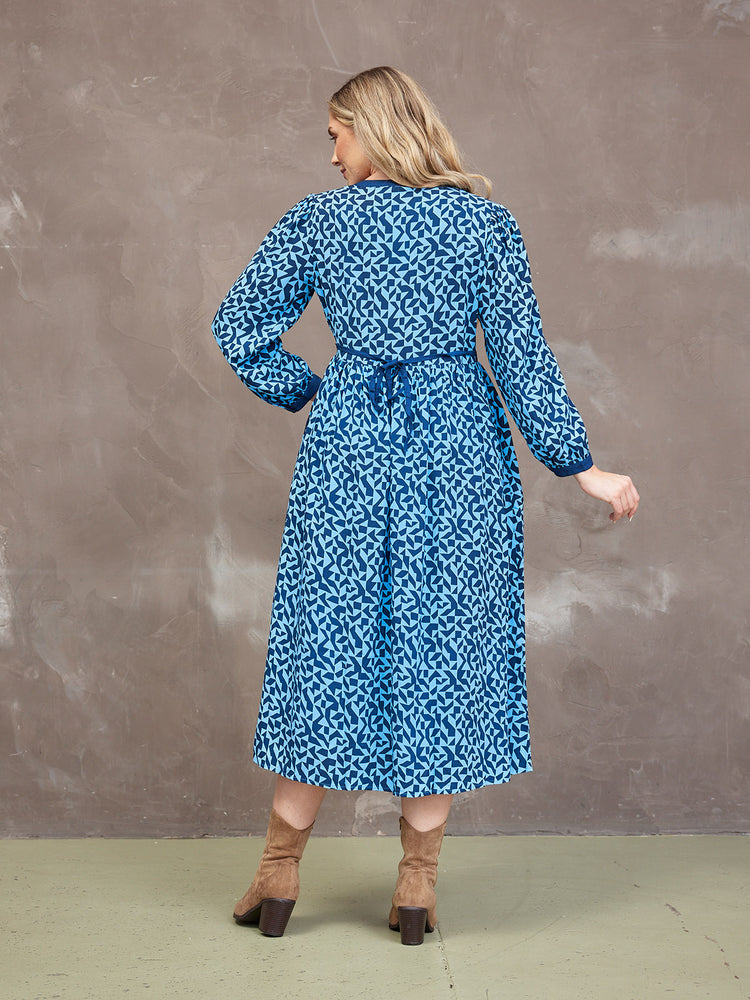Barbara Geo Print Dress
