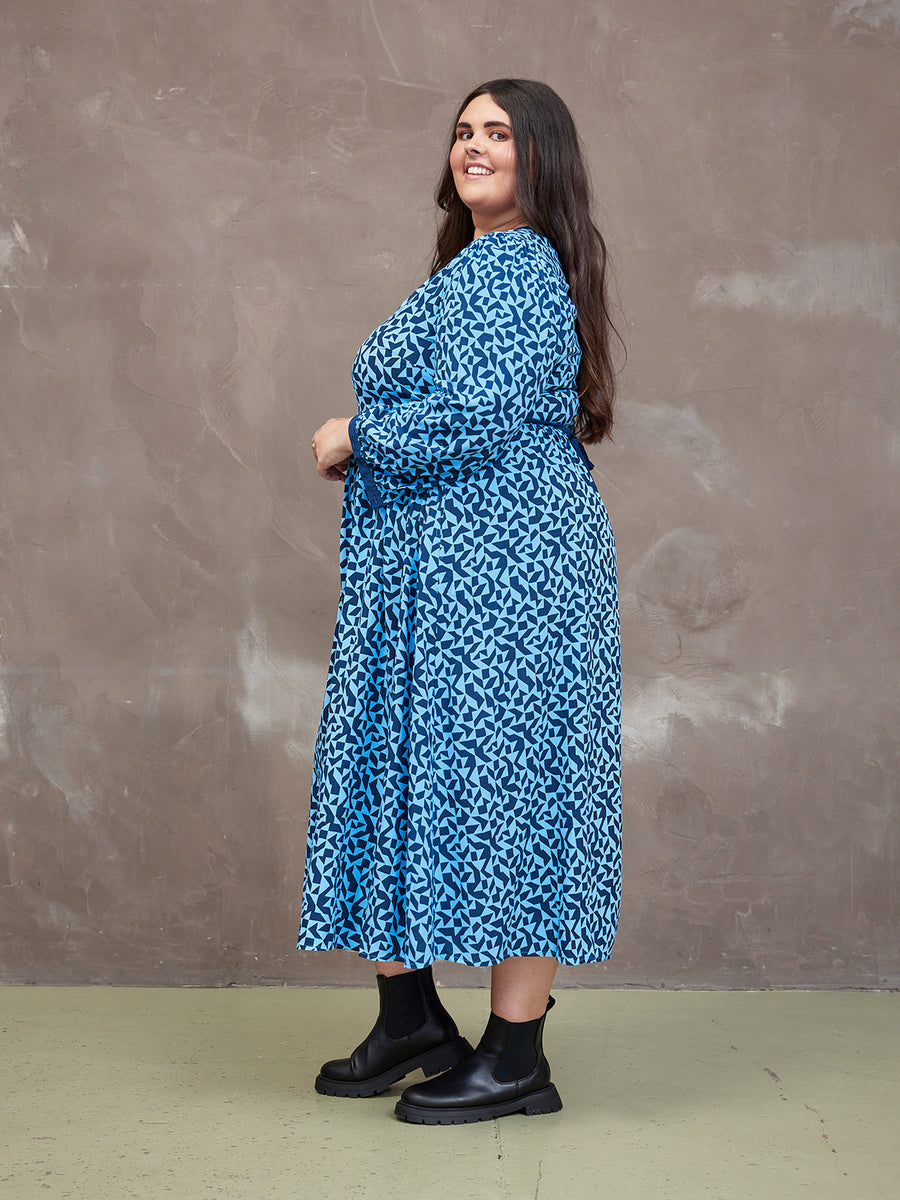 Barbara Geo Print Dress