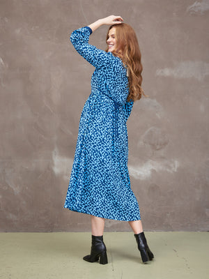 Barbara Geo Print Dress