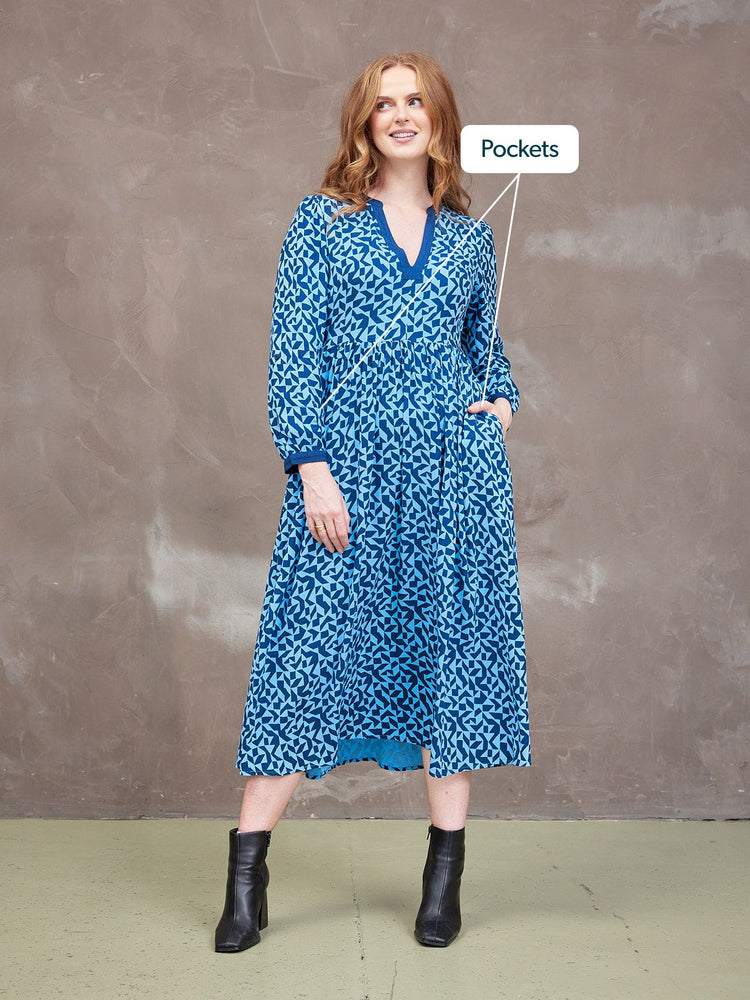 Barbara Geo Print Dress