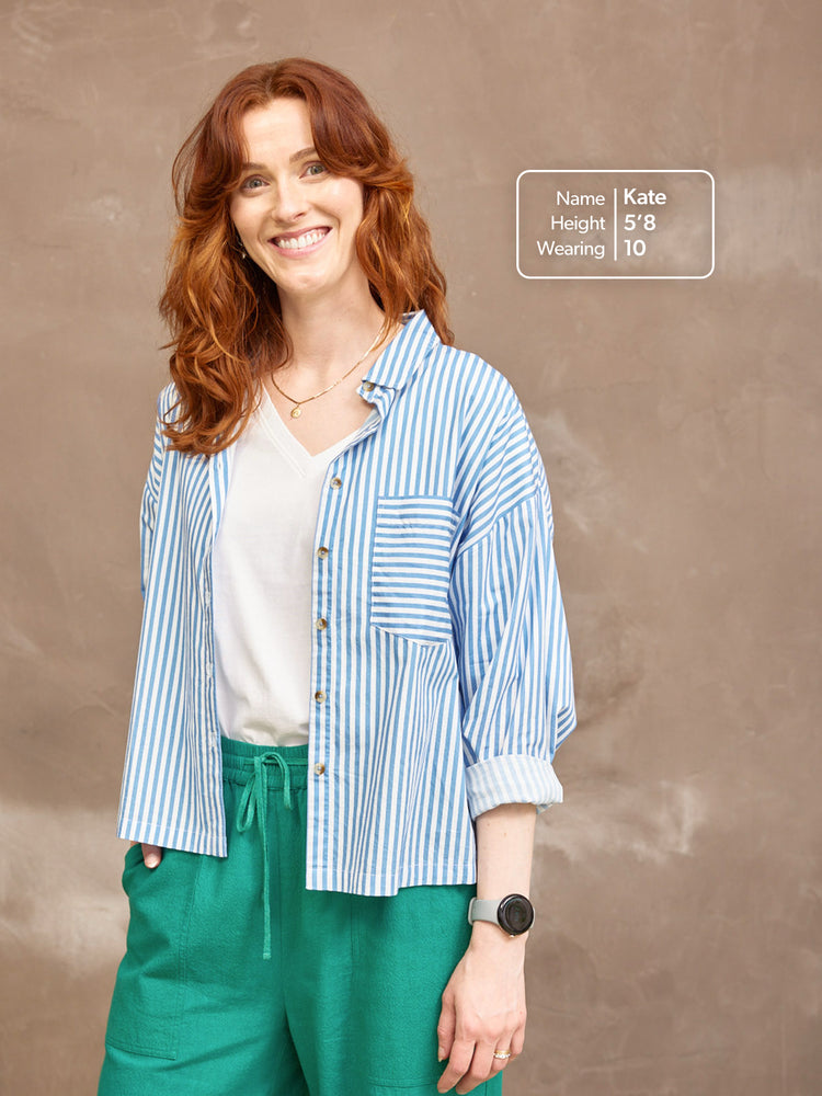 Becca Cotton Stripe Shirt