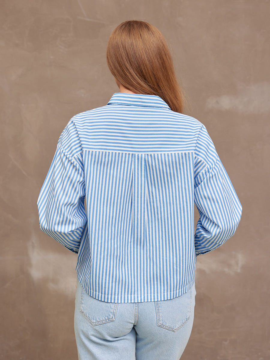Becca Cotton Stripe Shirt