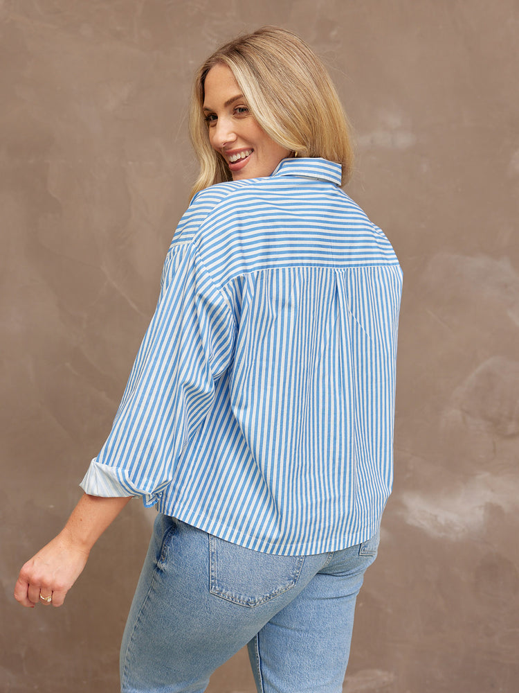 Becca Cotton Stripe Shirt
