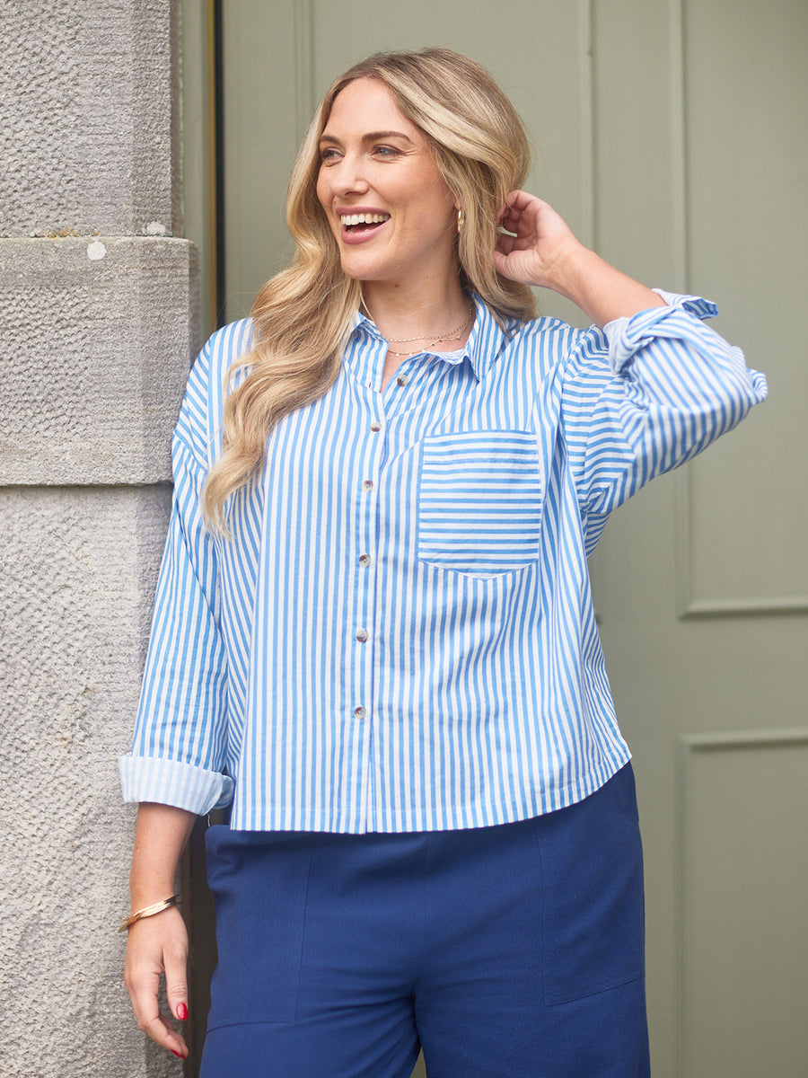 Becca Cotton Stripe Shirt