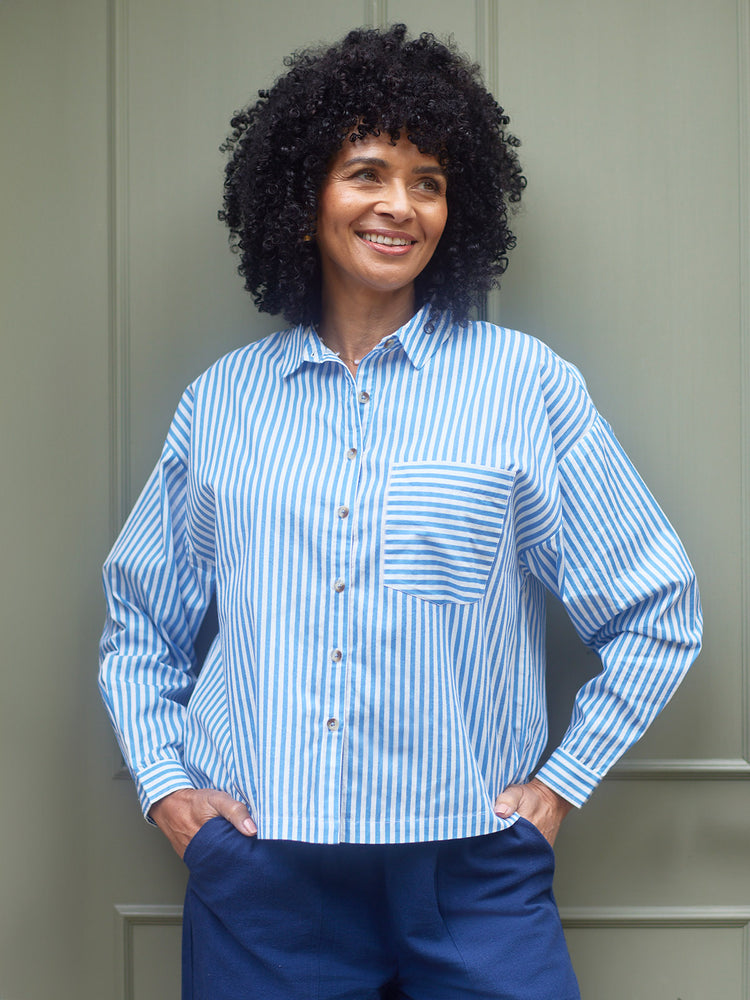 Becca Cotton Stripe Shirt