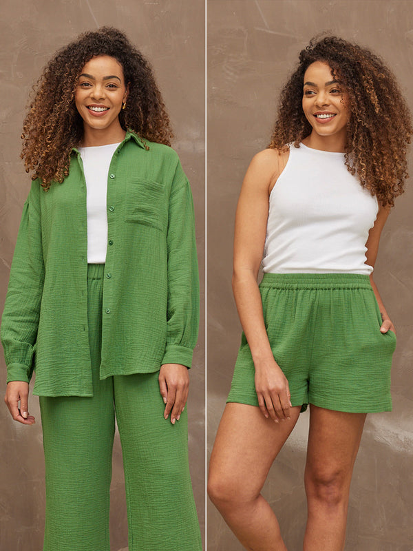 Shirt & Shorts Bundle - Deborah & Jenny - Green