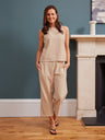 Rhianna Culotte - Brown Gingham