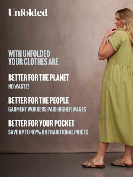 Rhiona Linen Shirt Dress - Olive