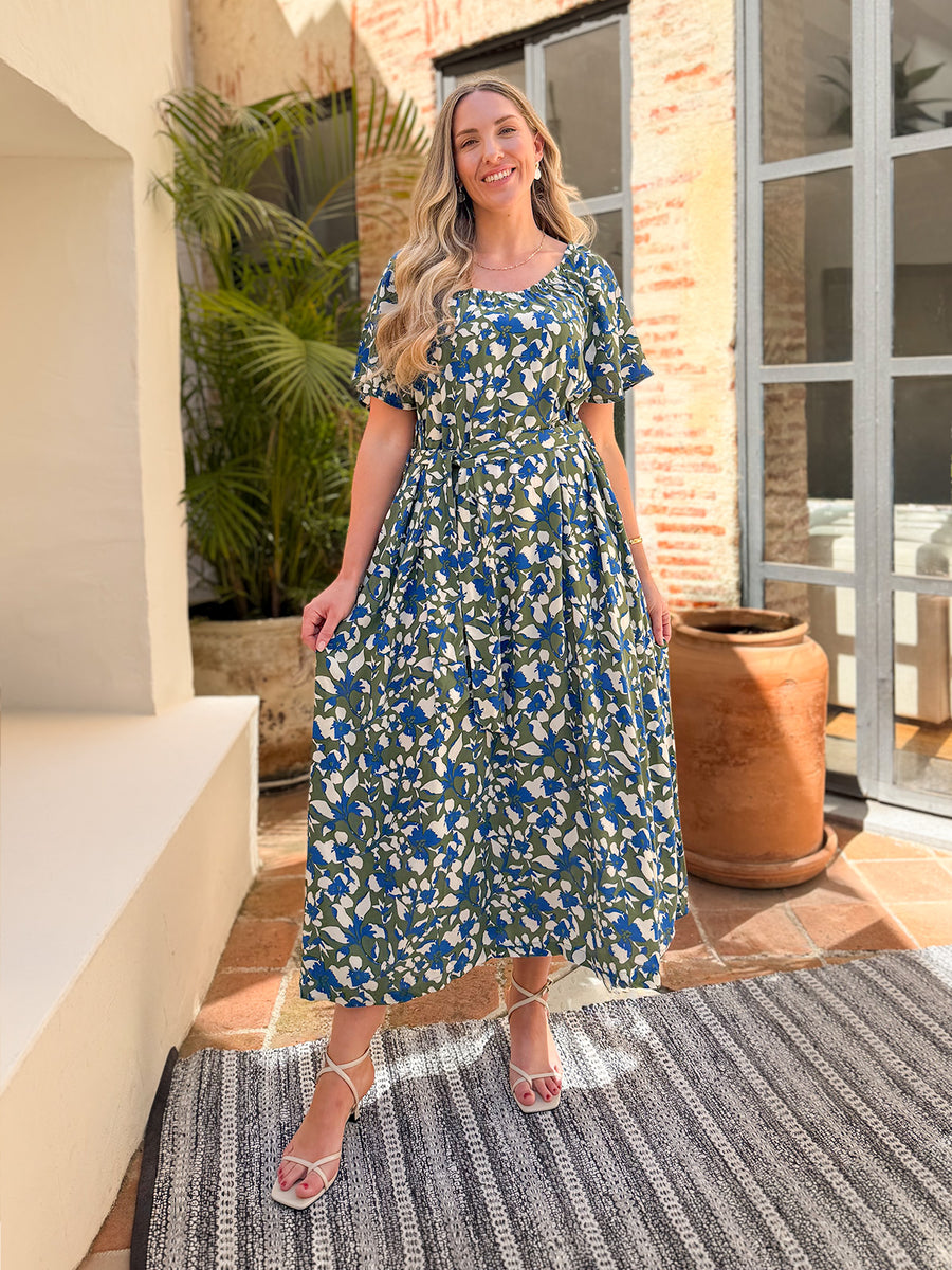 Dia Scoop Neck Dress