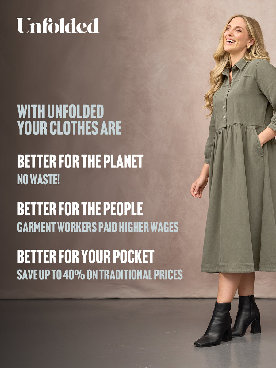 Daisie Shirt Dress - Khaki