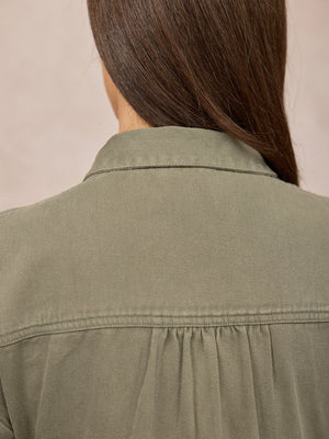 Rhiona Shirt Dress - Khaki