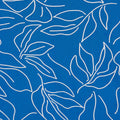 Camilla Dress - Blue Leaf Print