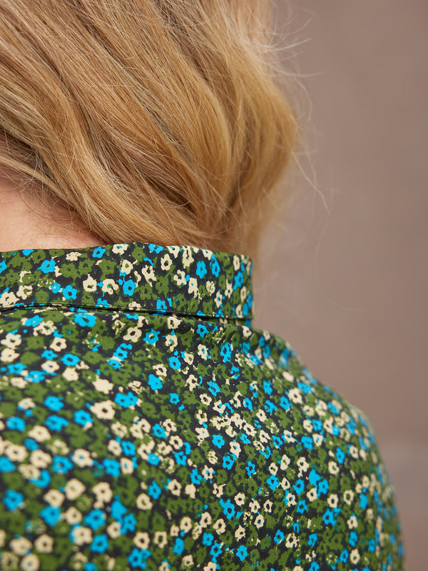 Camilla Dress - Green Floral
