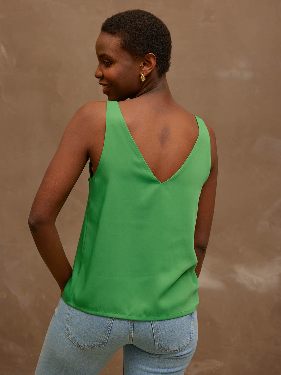 Chelle - Cami Top - Green