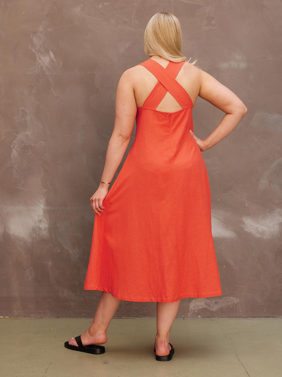 Claire Midi Dress - Sample