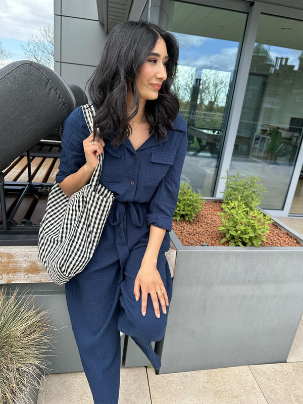 Clara - Jumpsuit - Navy