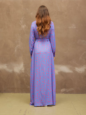 Clara - Shirt Maxi Dress - Star Print