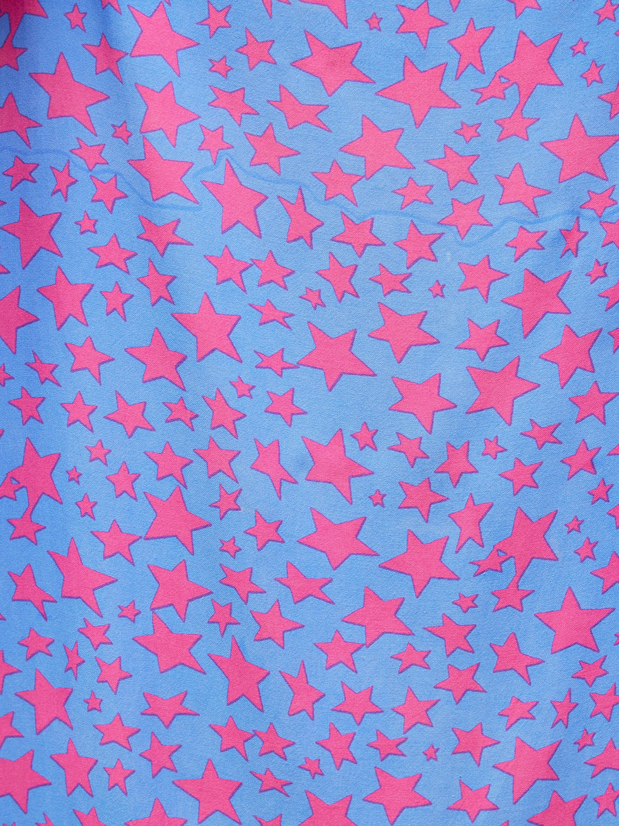 Clara - Shirt Maxi Dress - Star Print