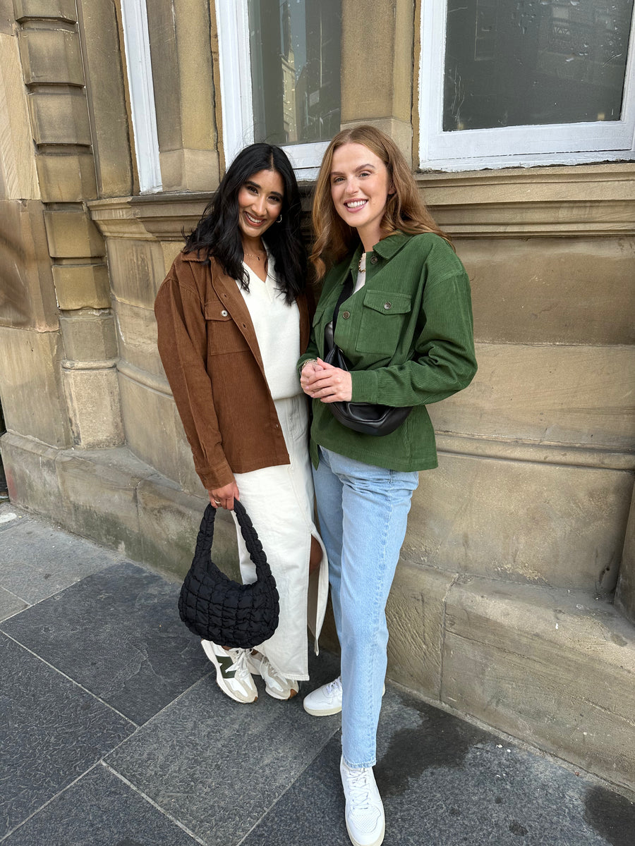 Yasmynn - Corduroy Shacket - Brown – This is Unfolded