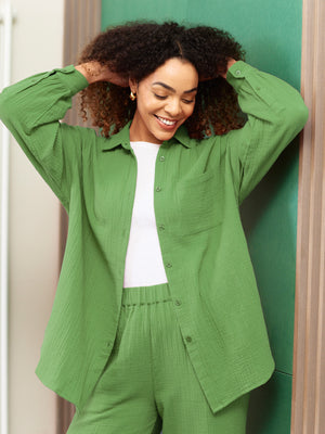 Shirt & Culottes Bundle - Deborah & Maisie - Green