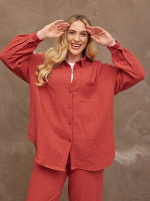 Shirt, Shorts & Culottes Bundle - Deborah, Jenny & Maisie - Rust