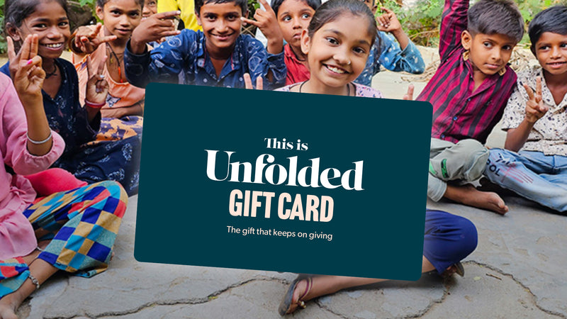 Unfolded Gift Cards