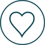 Icon of a heart