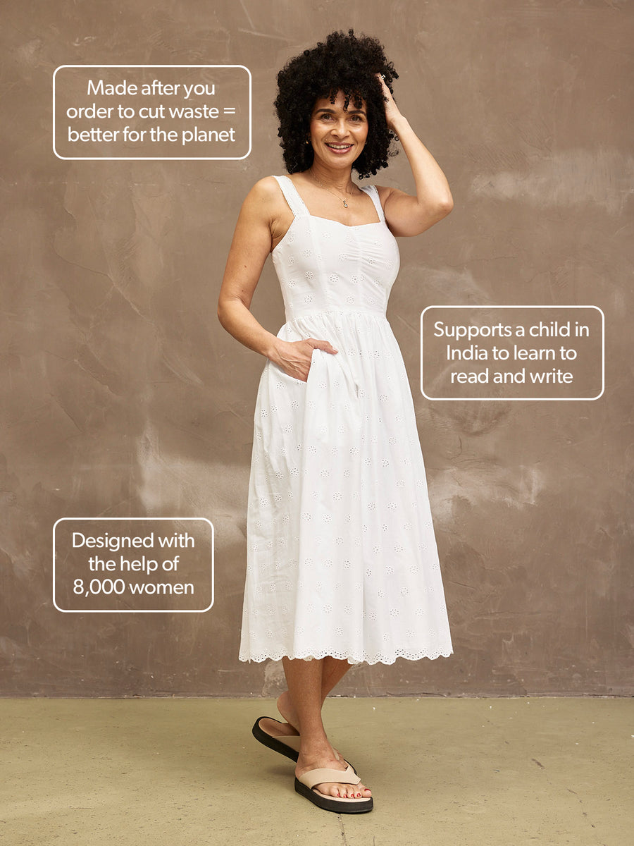 Eloise Broderie Sun Dress