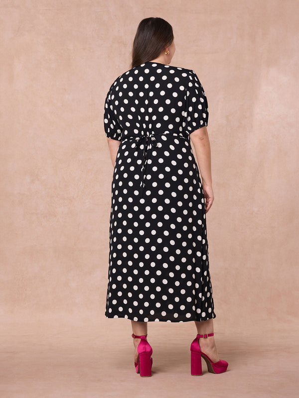 Emily - Midi Dress - Polka Dot