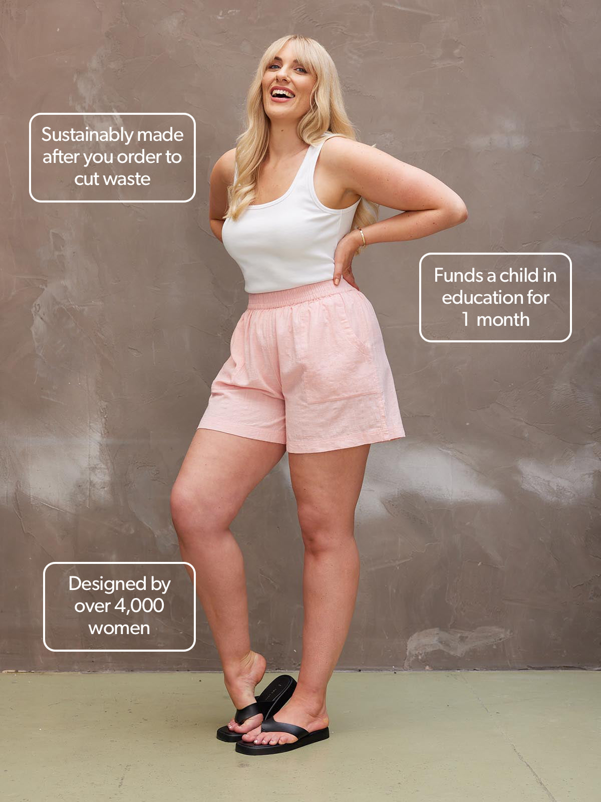 Emma - Shorts - Pink