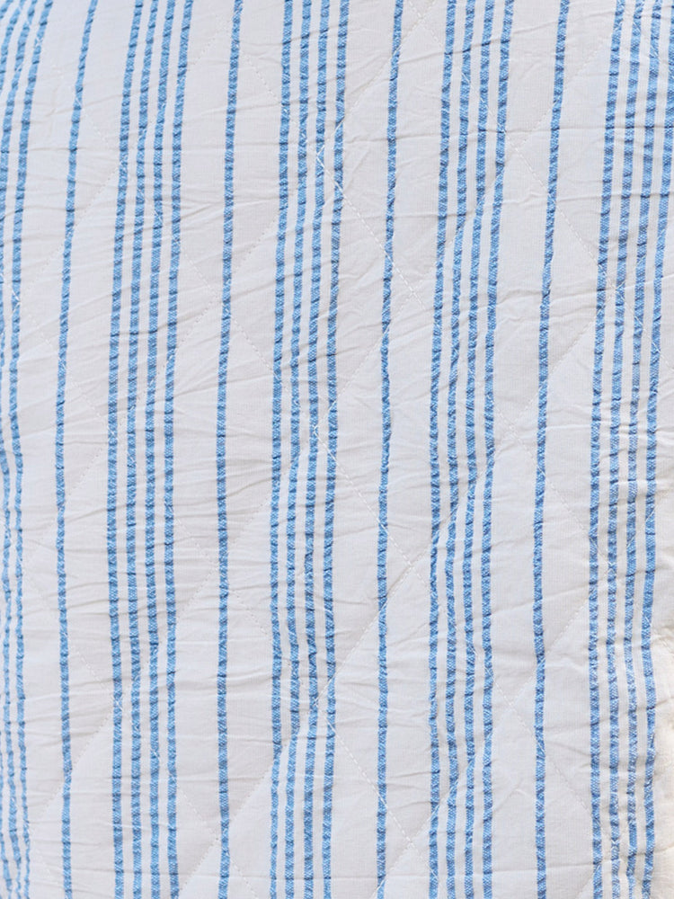 Eva - Quilted Gilet - Stripe