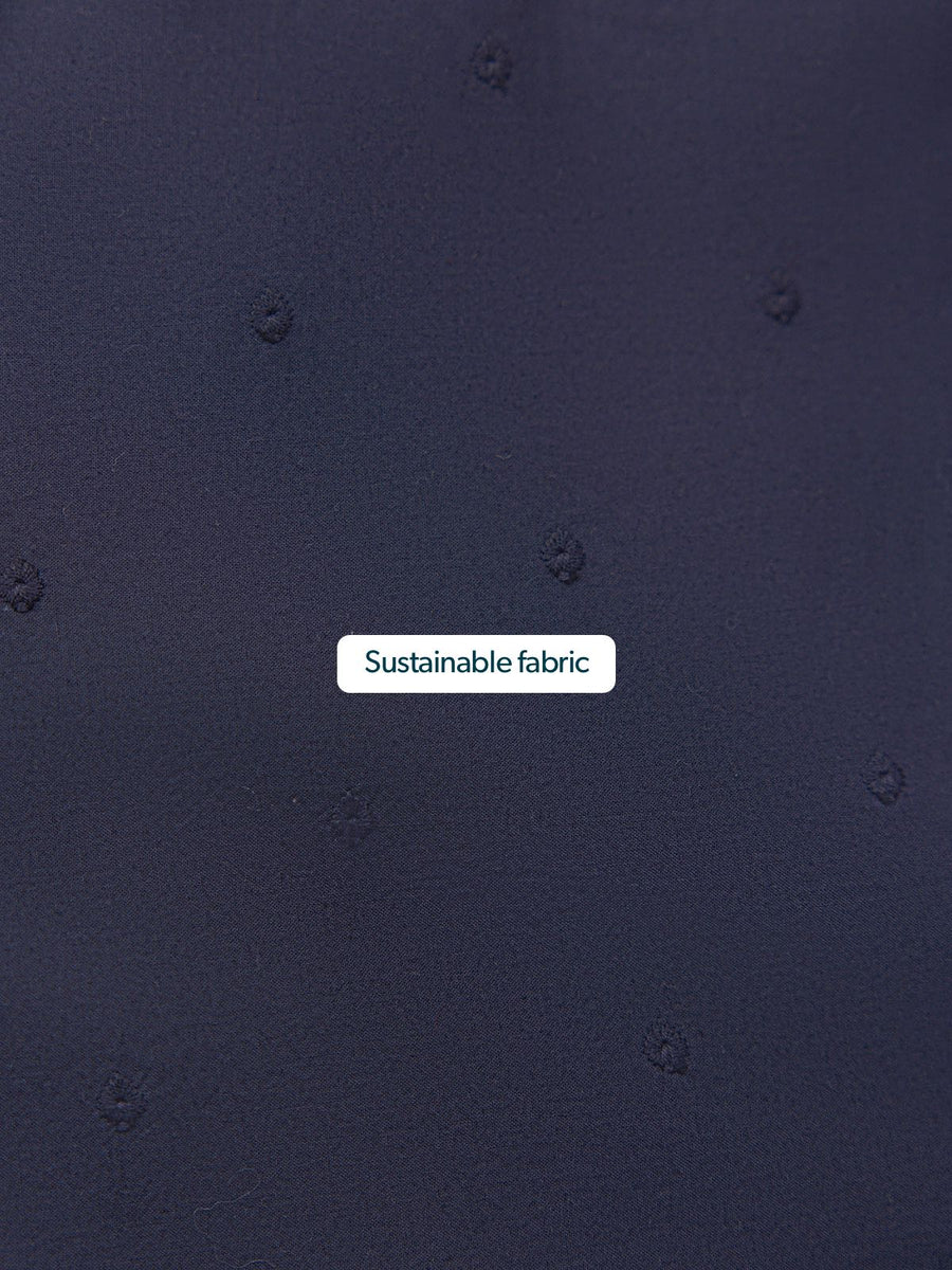 Georgie Cotton Summer Dress - Dark Navy