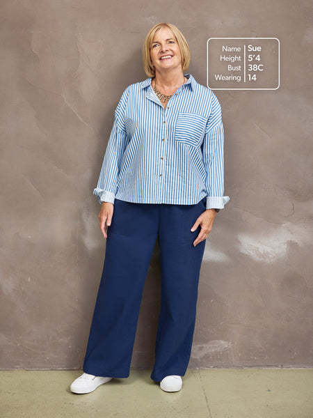 Isha Trouser - Navy