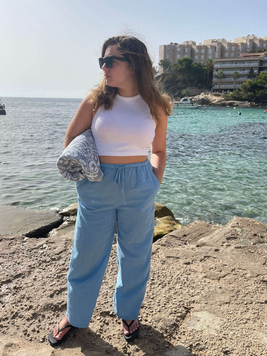 Ivy - Summer Trouser - Blue