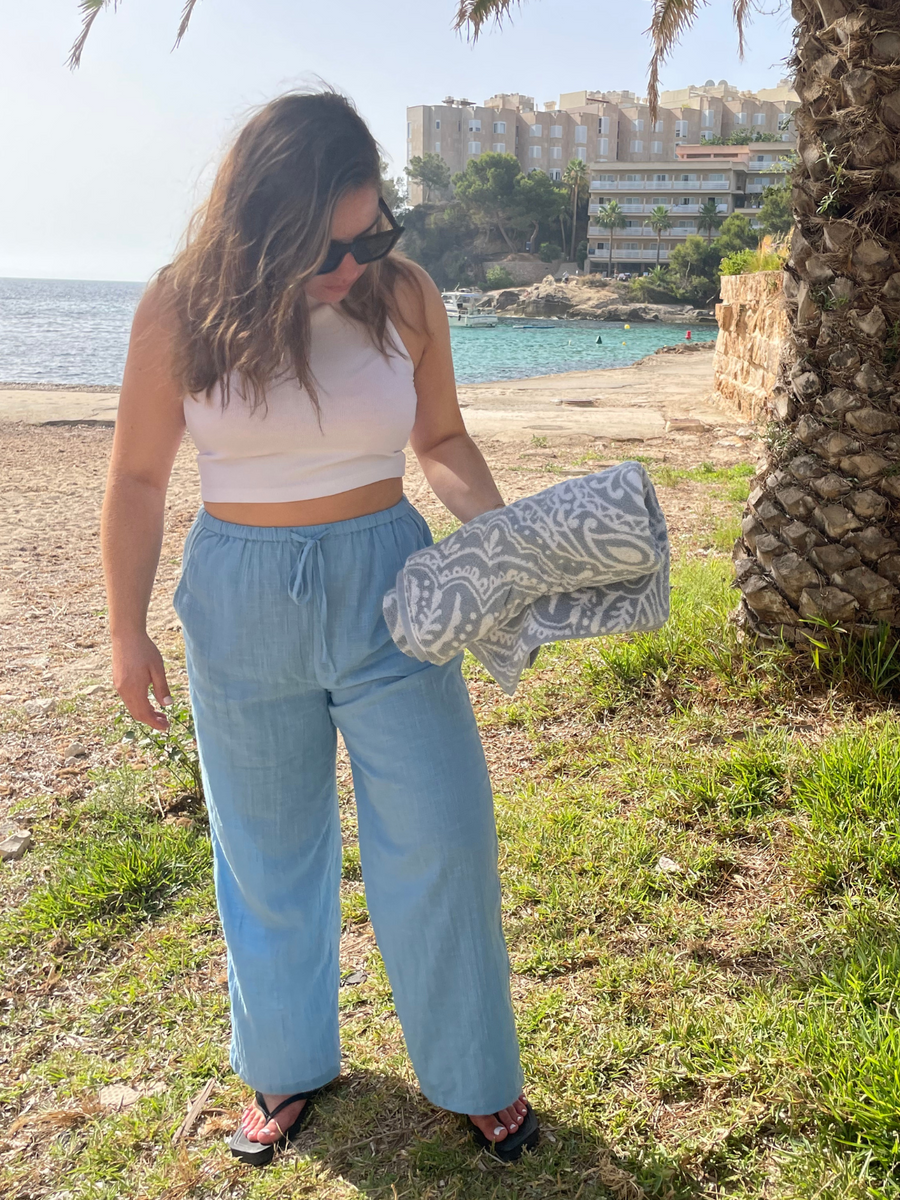 Ivy - Summer Trouser - Blue