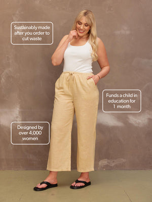 Ivy - Summer Trouser - Sand