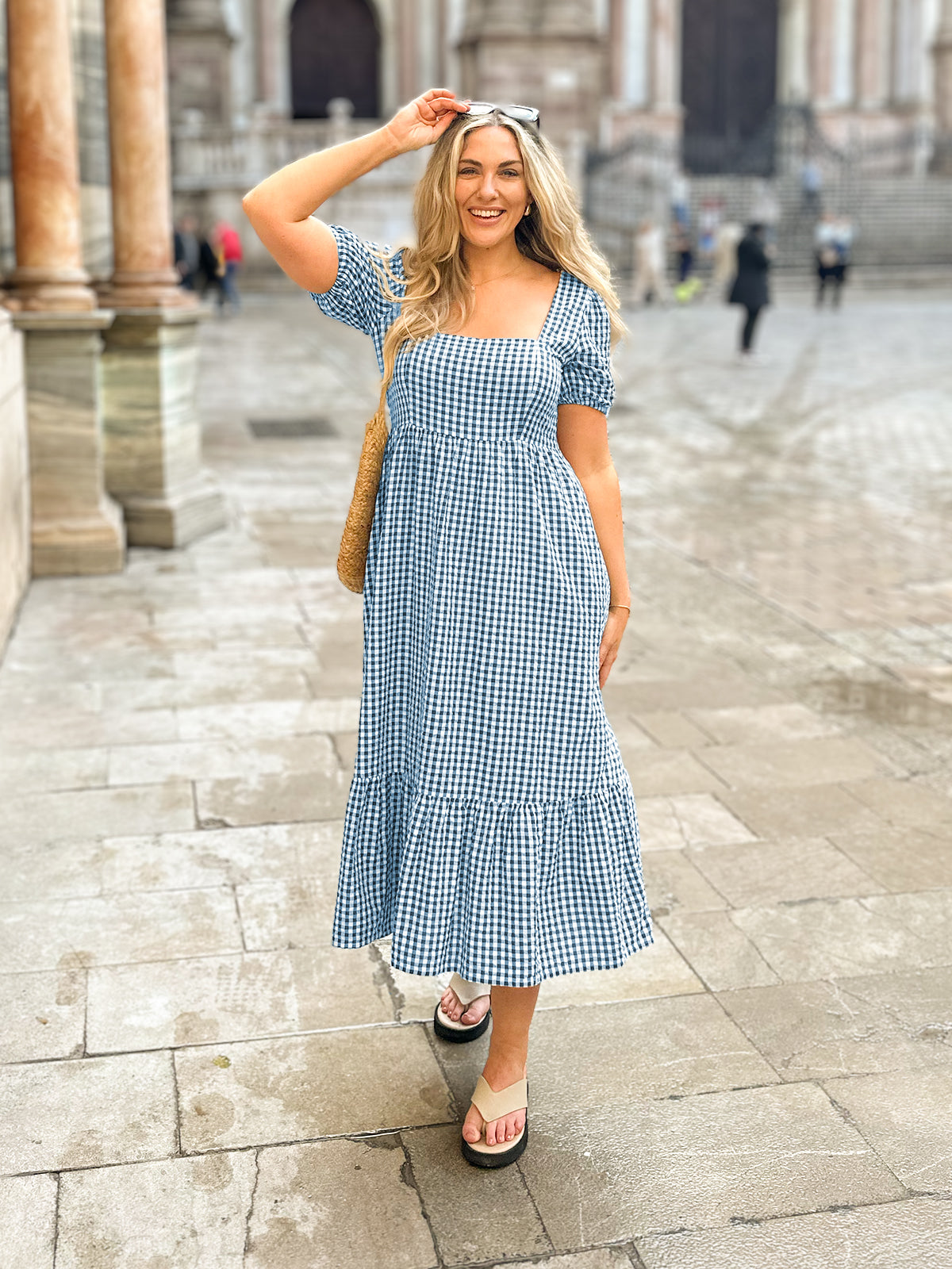 Judy Gingham Dress This is Unfolded Judy Gingham Dress This is Unfolded