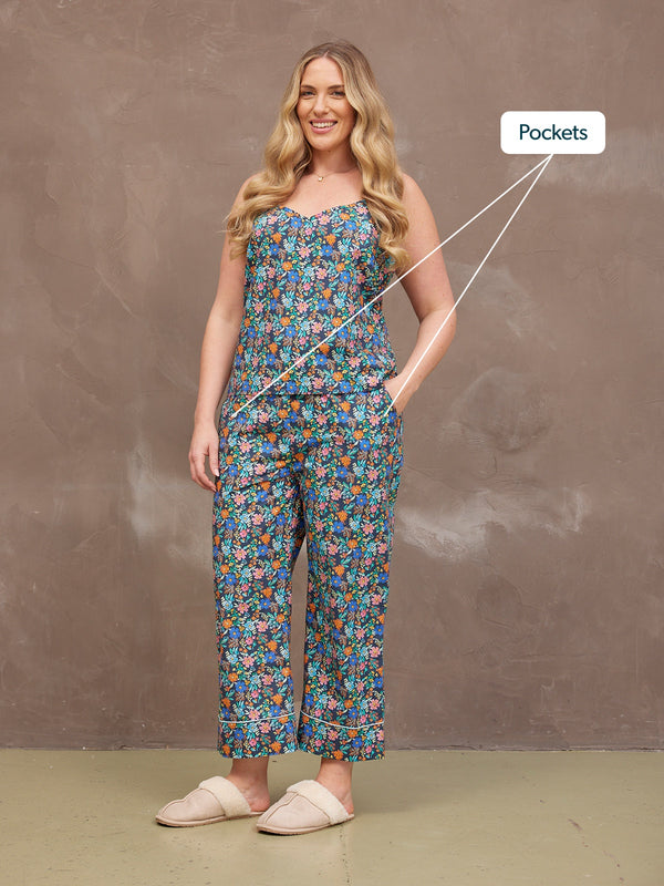 Kara Pyjama Set - Multicolour Floral Print