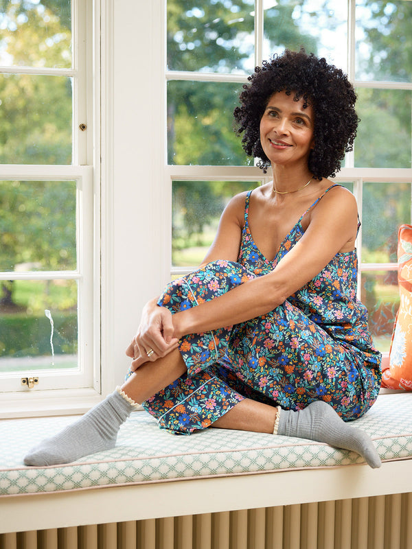 Kara Pyjama Set - Multicolour Floral Print