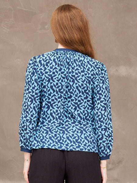 Laila Top - Geo Print