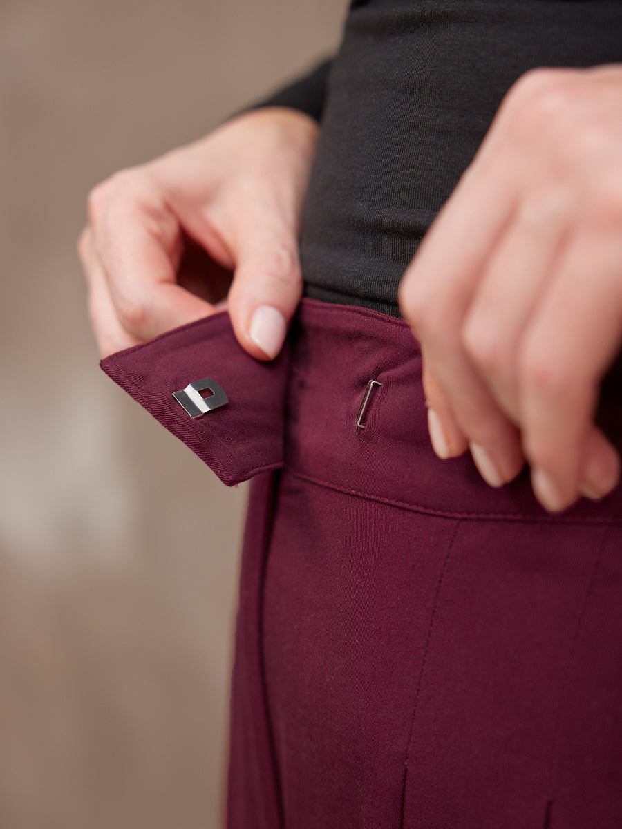 Lana Trouser - Burgundy