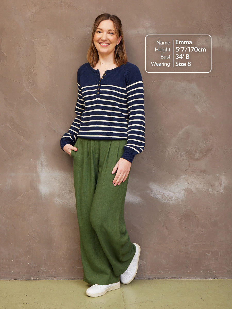 Lana Trouser - Khaki