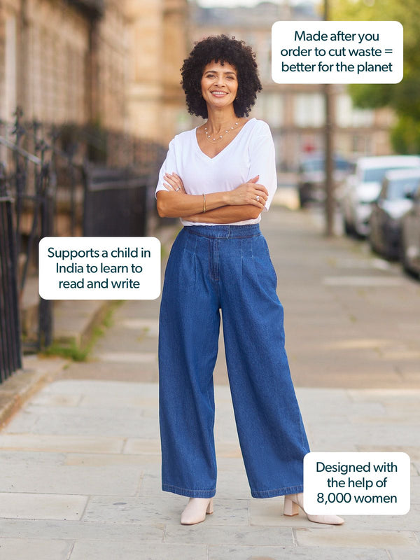 Lana Denim Trouser